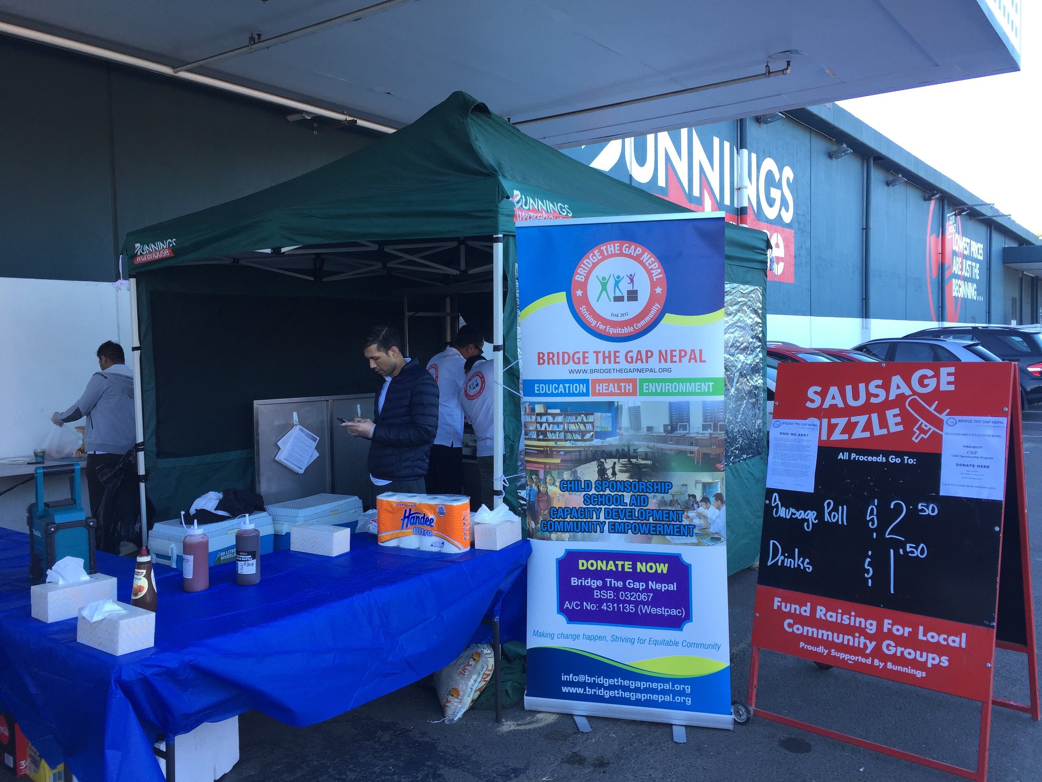 Bunnings Sausage Sizzles