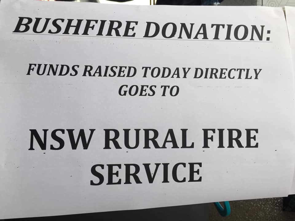 Bunnings Susage Sizzles Fundraising for Bushfire
